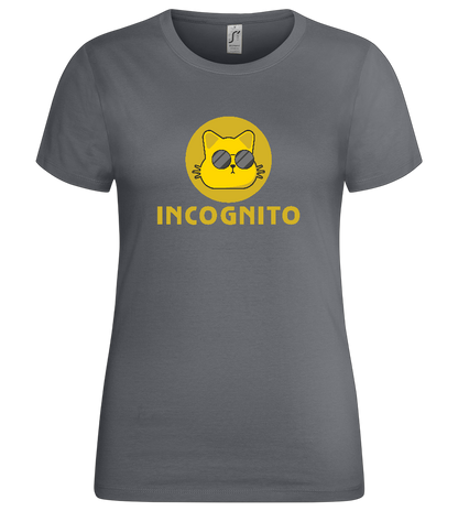 Incognito Design - Premium women's t-shirt_MOUSE GREY_front