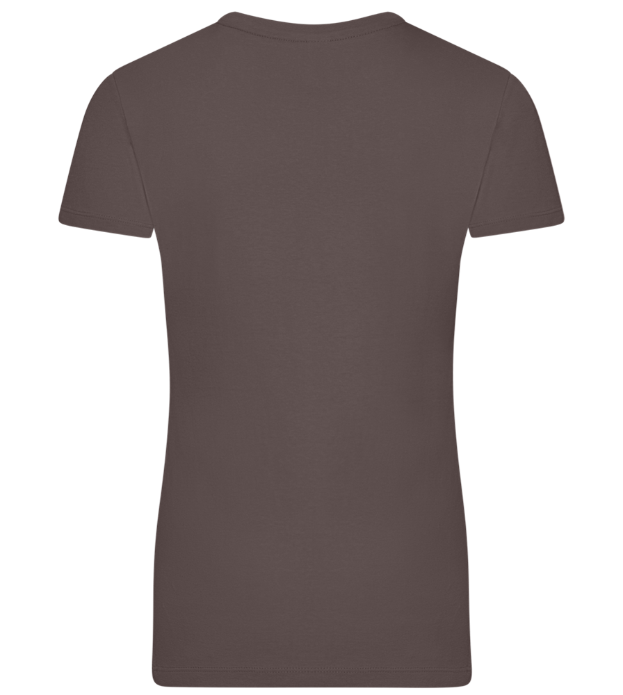 Incognito Design - Premium women's t-shirt_DARK GRAY_back