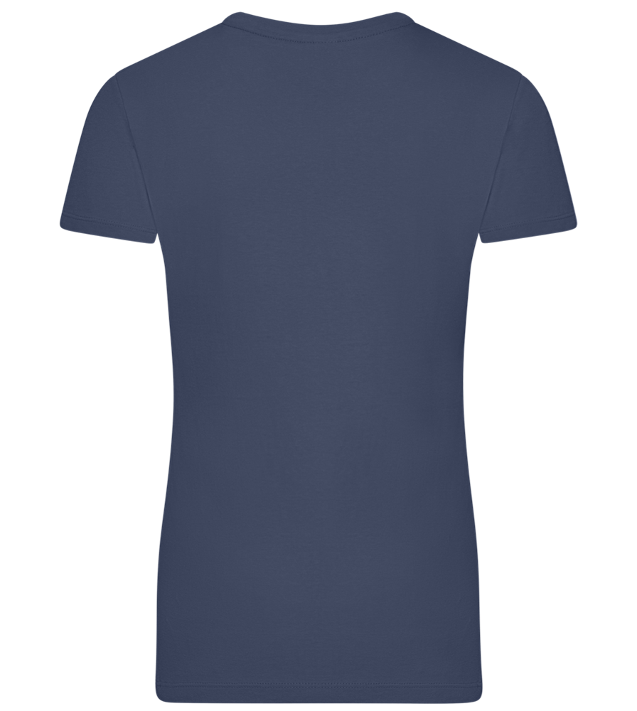 Incognito Design - Premium women's t-shirt_DENIM_back