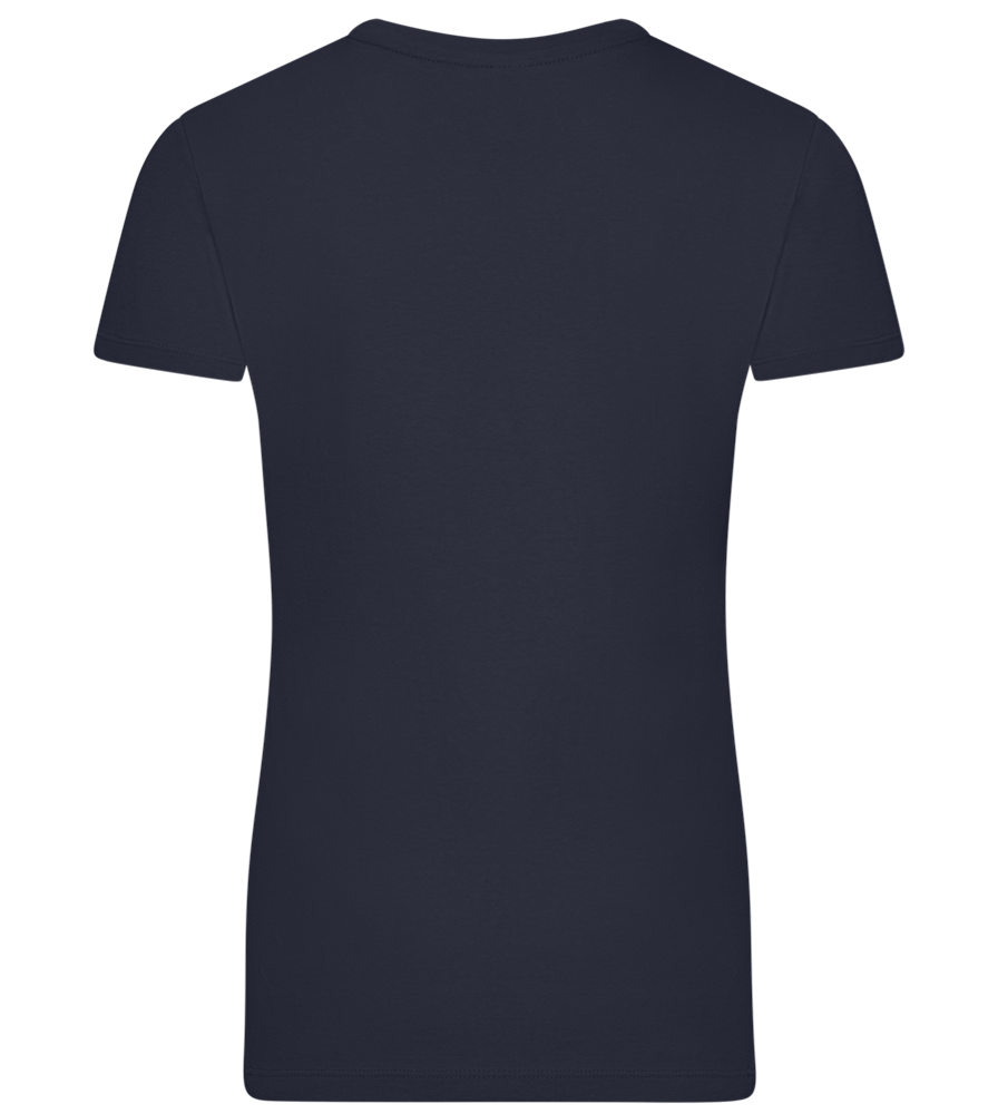 Incognito Design - Premium women's t-shirt_FRENCH NAVY_back