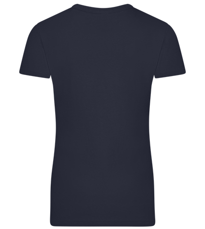 Incognito Design - Premium women's t-shirt_FRENCH NAVY_back