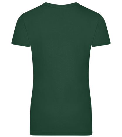 Incognito Design - Premium women's t-shirt_GREEN BOTTLE_back