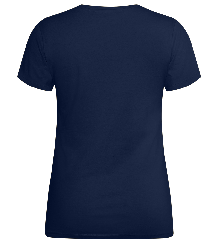 Incognito Design - Premium women's t-shirt_MARINE_back