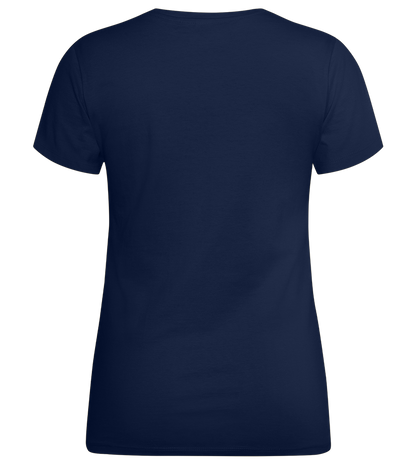 Incognito Design - Premium women's t-shirt_MARINE_back