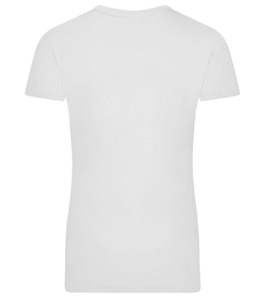 Incognito Design - Premium women's t-shirt_WHITE_back