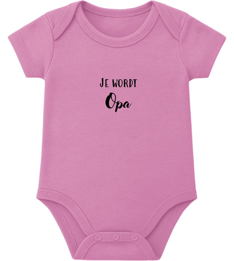 Je Wordt Opa Design - Baby bodysuit_PINK ORCHID_front