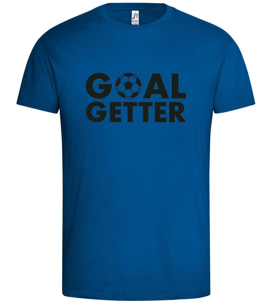 Goal Getter Design - Premium men's t-shirt_ROYAL_front