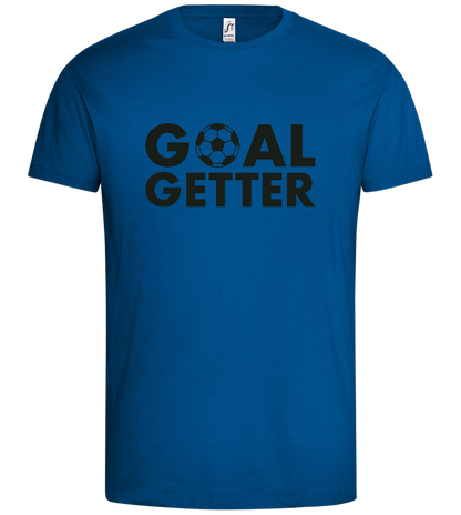 Goal Getter Design - Premium men's t-shirt_ROYAL_front