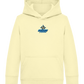 Adventure Awaits Design - Comfort Kids Hoodie_AMARELO CLARO_front