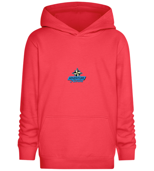 Adventure Awaits Design - Comfort Kids Hoodie_BRIGHT RED_front