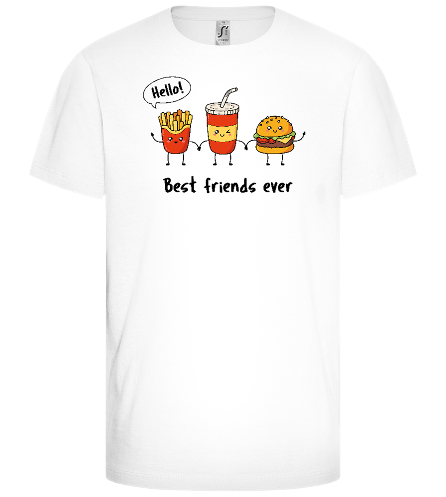 The Best Friends Ever Design - Comfort girls' t-shirt_WHITE_front