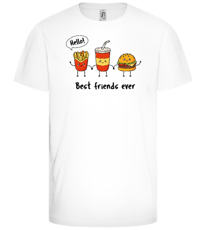 The Best Friends Ever Design - Comfort girls' t-shirt_WHITE_front