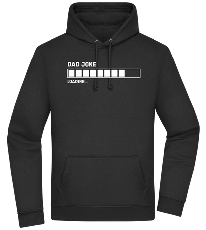 Dad Joke Loading Design - Premium Essential Unisex Hoodie_BLACK_front