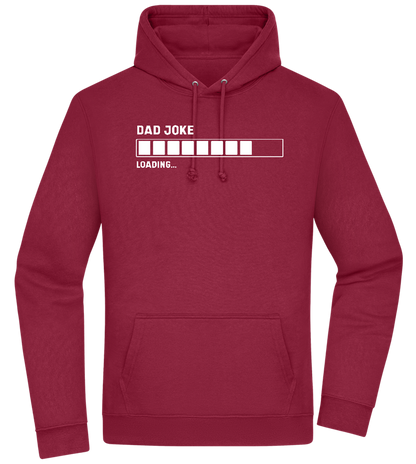 Dad Joke Loading Design - Premium Essential Unisex Hoodie_BORDEAUX_front