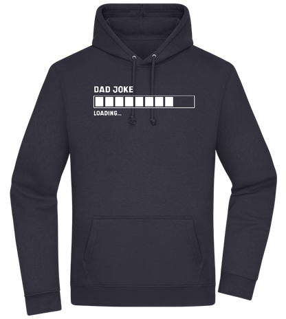 Dad Joke Loading Design - Premium Essential Unisex Hoodie_FRENCH NAVY_front