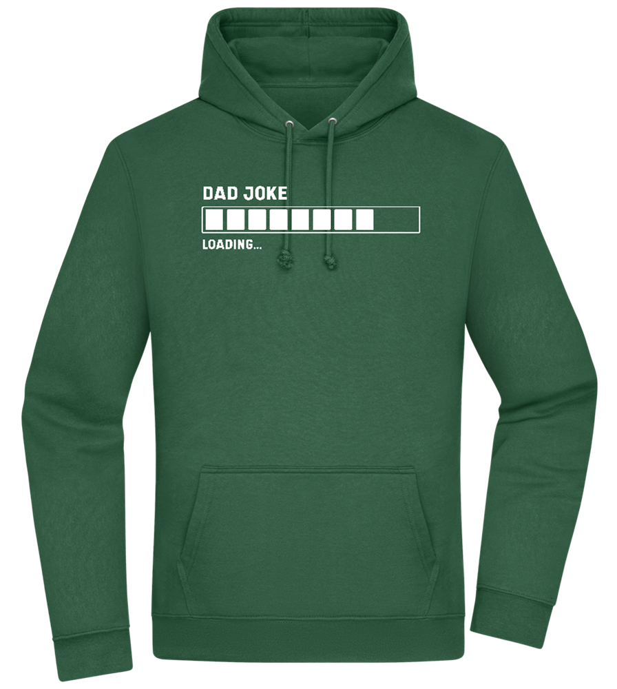 Dad Joke Loading Design - Premium Essential Unisex Hoodie_GREEN BOTTLE_front