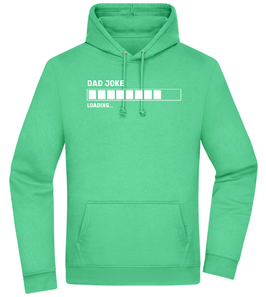 Dad Joke Loading Design - Premium Essential Unisex Hoodie_SPRING GREEN_front