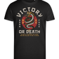 Victory Dragon Design - Premium men's close fitting t-shirt_DEEP BLACK_front