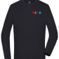 Musically Gifted Dad Design - Comfort men's long sleeve t-shirt_MARINE_front