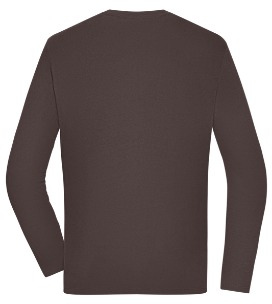 Musically Gifted Dad Design - Comfort men's long sleeve t-shirt_DARK GRAY_back