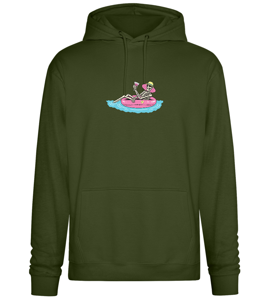 Drink And Chill Design - Premium Essential Unisex Hoodie_ARMY_front