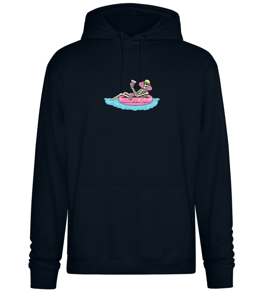 Drink And Chill Design - Premium Essential Unisex Hoodie_BLACK_front