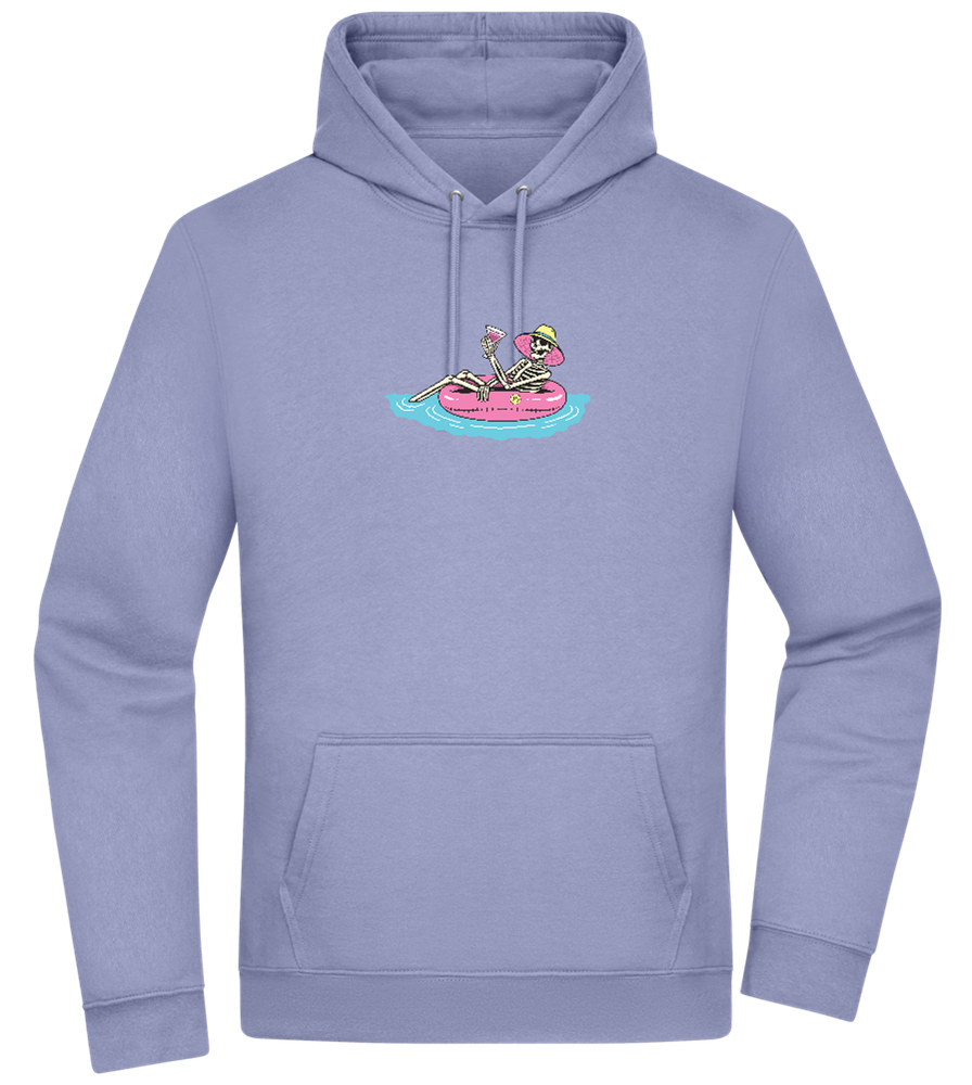 Drink And Chill Design - Premium Essential Unisex Hoodie_BLUE_front