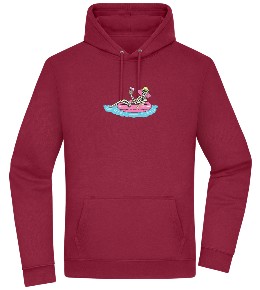 Drink And Chill Design - Premium Essential Unisex Hoodie_BORDEAUX_front