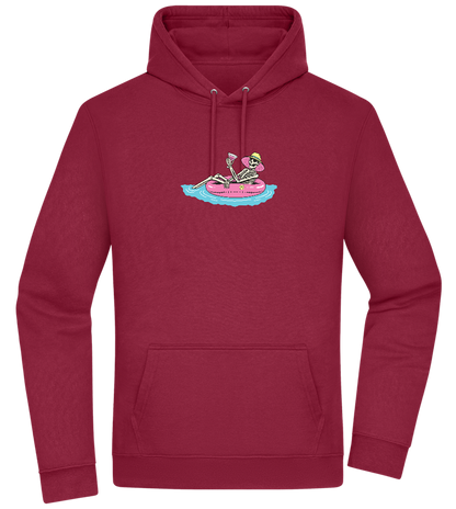 Drink And Chill Design - Premium Essential Unisex Hoodie_BORDEAUX_front