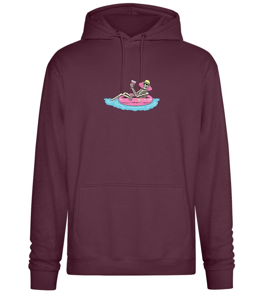 Drink And Chill Design - Premium Essential Unisex Hoodie_BORDEAUX_front