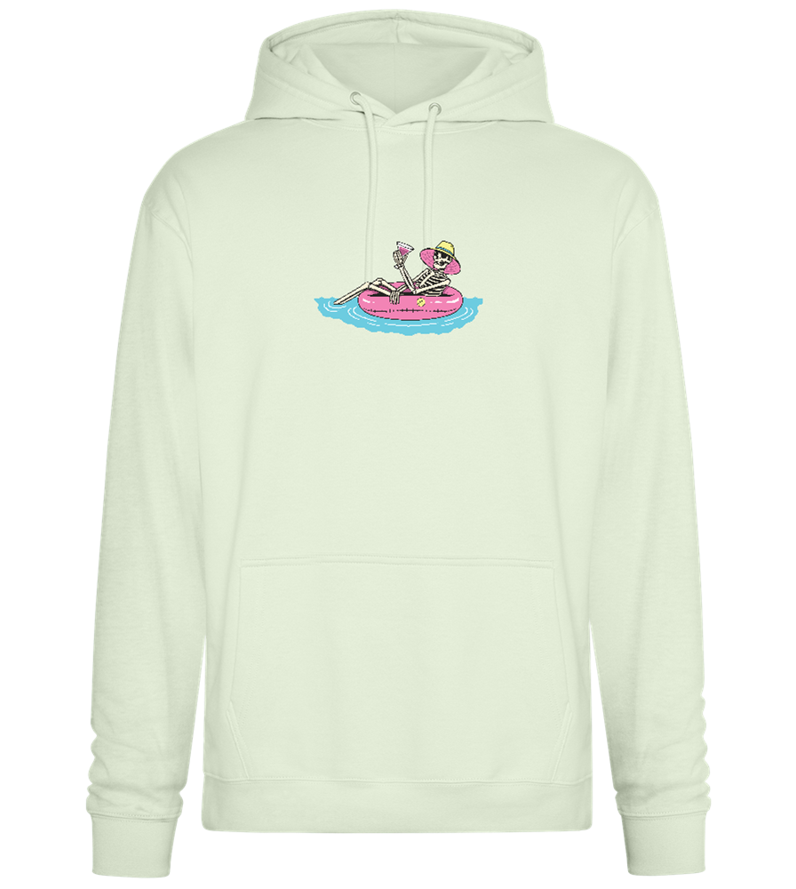 Drink And Chill Design - Premium Essential Unisex Hoodie_CREAMY GREEN_front