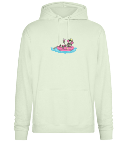 Drink And Chill Design - Premium Essential Unisex Hoodie_CREAMY GREEN_front