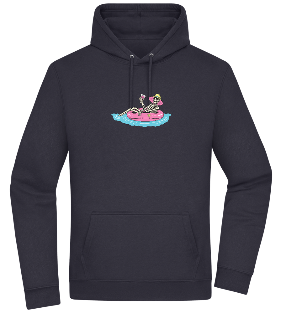 Drink And Chill Design - Premium Essential Unisex Hoodie_FRENCH NAVY_front