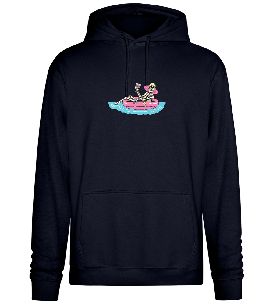 Drink And Chill Design - Premium Essential Unisex Hoodie_FRENCH NAVY_front