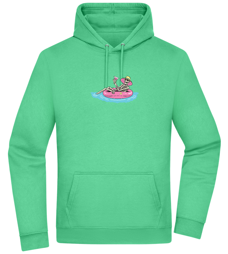 Drink And Chill Design - Premium Essential Unisex Hoodie_SPRING GREEN_front