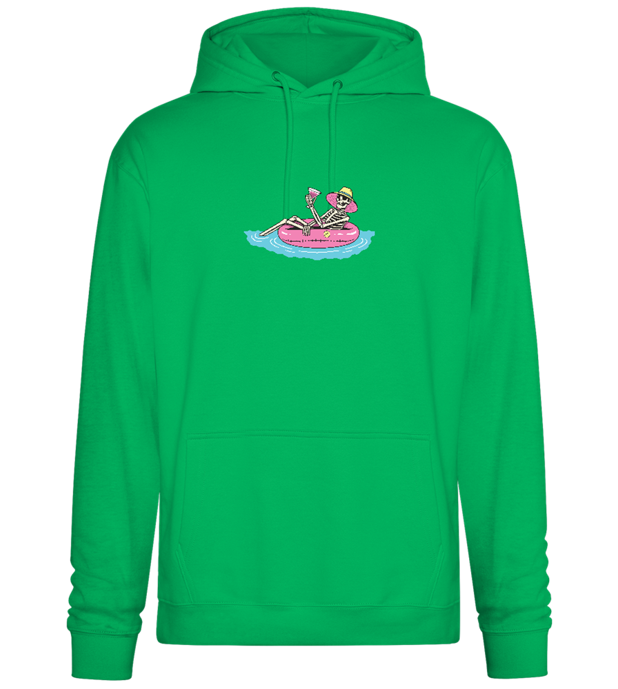 Drink And Chill Design - Premium Essential Unisex Hoodie_SPRING GREEN_front