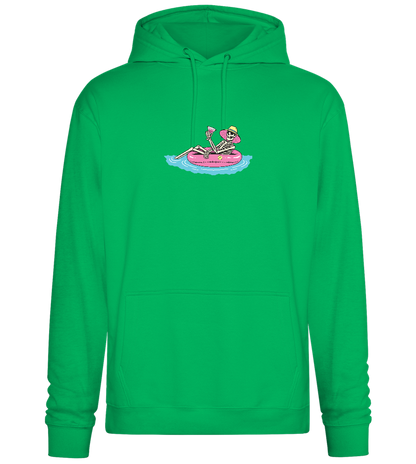 Drink And Chill Design - Premium Essential Unisex Hoodie_SPRING GREEN_front