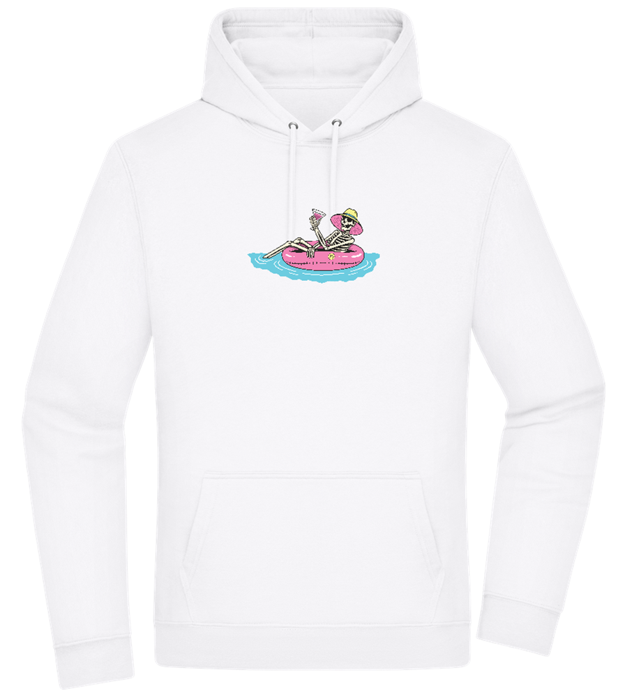 Drink And Chill Design - Premium Essential Unisex Hoodie_WHITE_front