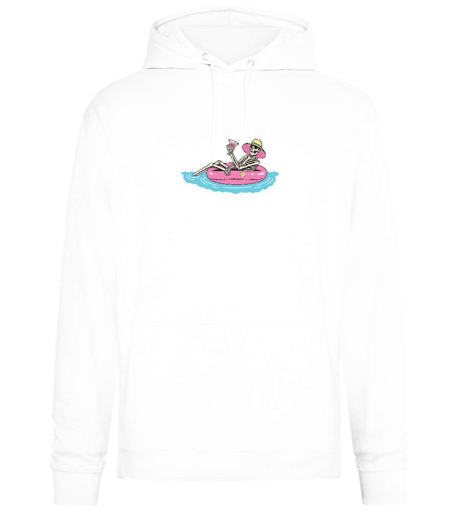 Drink And Chill Design - Premium Essential Unisex Hoodie_WHITE_front