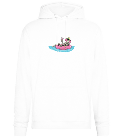 Drink And Chill Design - Premium Essential Unisex Hoodie_WHITE_front