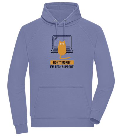 Tech Support Design - Comfort unisex hoodie_BLUE_front