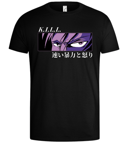 K.I.L.L. Design - Basic men's t-shirt_DEEP BLACK_front