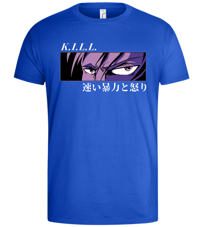 K.I.L.L. Design - Basic men's t-shirt_ROYAL_front