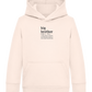 Big Brother Meaning Design - Comfort Kids Hoodie_LIGHT PEACH ROSE_front