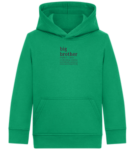 Big Brother Meaning Design - Comfort Kids Hoodie