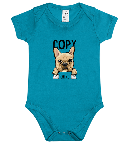 CTRL + C Design - Baby bodysuit_TURQUOISE_front