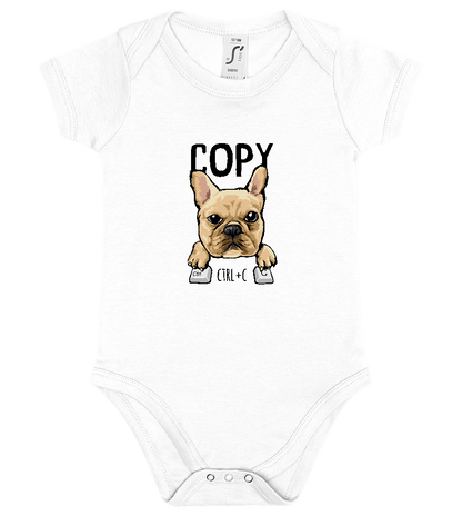 CTRL + C Design - Baby bodysuit_WHITE_front