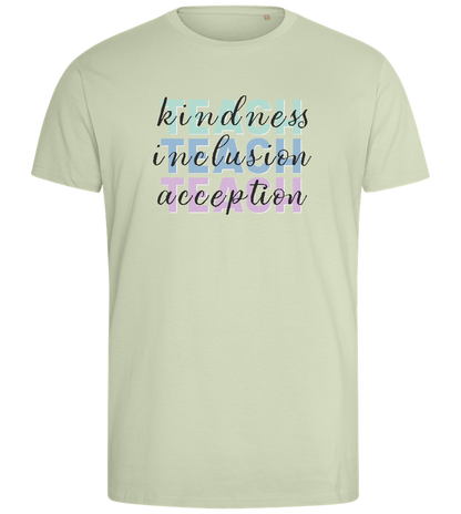 Kindness Inclusion Acception Design - Comfort men's fitted t-shirt_SILESTONE_front