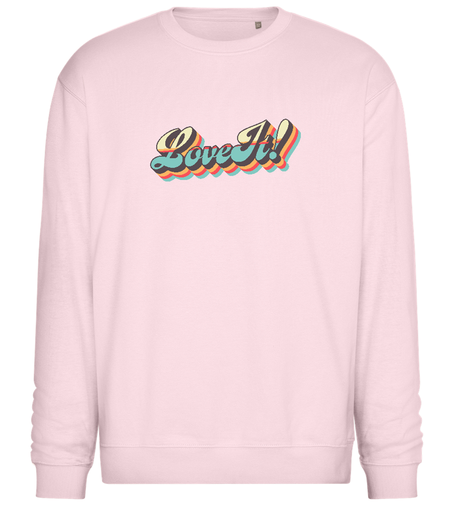 Love It! Design - Comfort Essential Unisex Sweater_LIGHT PEACH ROSE_front