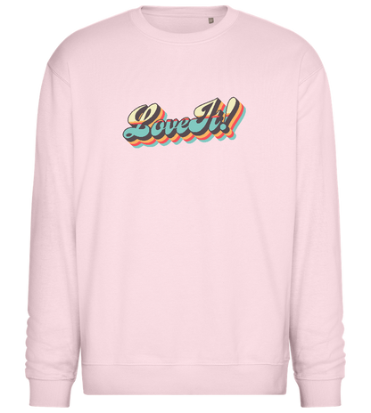 Love It! Design - Comfort Essential Unisex Sweater_LIGHT PEACH ROSE_front